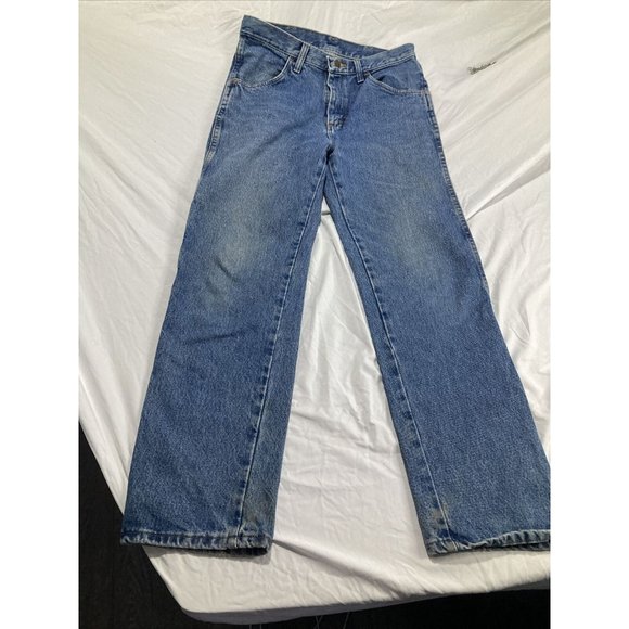 Rustler Men's Regular Fit Blue Denim Jeans, Size - 30 X 30 - Picture 4 of 6